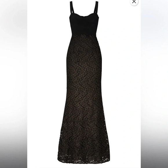 Dress The Population Black Lorena Gown, RTR - Picture 4 of 10